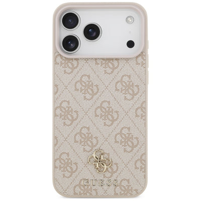 Guess 4G Small 4G and Classic MagSafe case for iPhone 17 Pro Max - pink