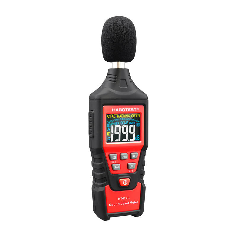 Digital decibel meter Habotest HT622B USB A/C - Product Image 2