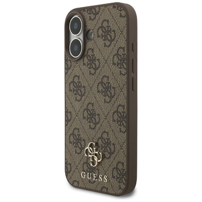 Guess 4G Small Classic Logo MagSafe Case for iPhone 17 - Brown