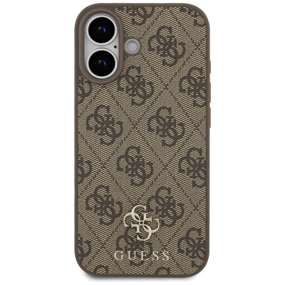 Guess 4G Small Classic Logo MagSafe Case for iPhone 17 - Brown