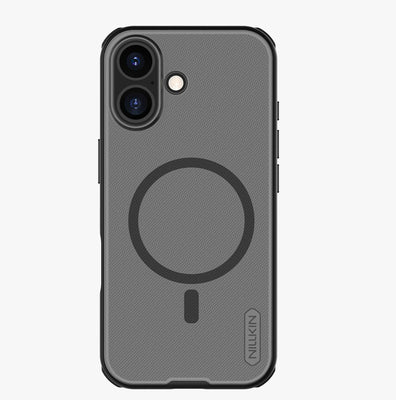 Nillkin Super Frosted Shield Pro Magnetic Case Compatible with MagSafe for iPhone 17 - Translucent Black
