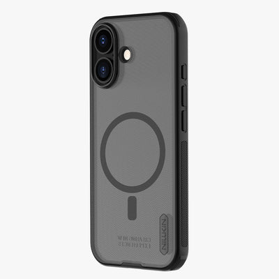 Nillkin Super Frosted Shield Pro Magnetic Case Compatible with MagSafe for iPhone 17 - Translucent Black