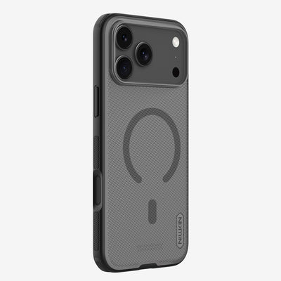 Nillkin Super Frosted Shield Pro Magnetic Case Compatible with MagSafe for iPhone 17 Pro Max - Translucent Black
