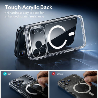 ESR Classic Hybrid MagSafe + Tempered Glass Set for iPhone 17 Pro - Clear