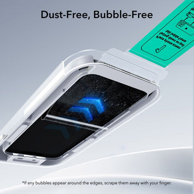 ESR UltraFit Tempered Glass 2-pack for iPhone 16 Pro / 17 - transparent