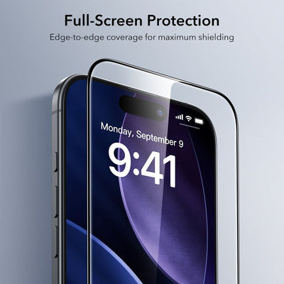 ESR UltraFit Tempered Glass 2-pack for iPhone 17 Air - transparent