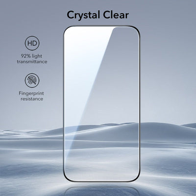 ESR UltraFit Tempered Glass 2-pack for iPhone 17 Air - transparent