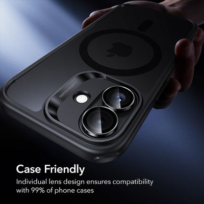 ESR Armorite Camera Cover for iPhone 16 / 16 Plus / 17 - Black