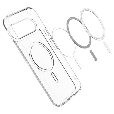 Spigen Ultra Hybrid Mag MagSafe Case for Google Pixel 10 / 10 Pro - Clear and White