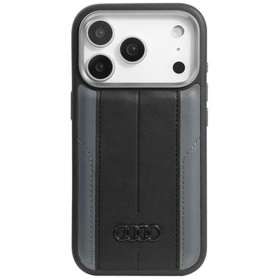 Audi A6 Synthetic Leather MagSafe Case for iPhone 17 Pro - Black