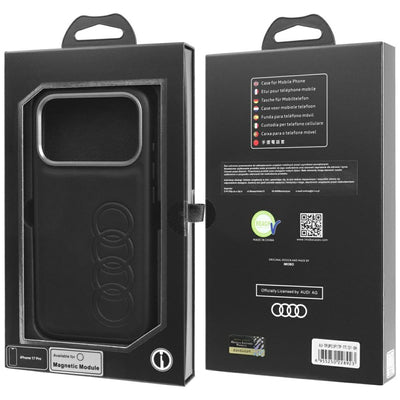 Audi TT Synthetic Leather MagSafe case for iPhone 17 Pro - black