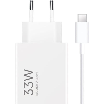 Xiaomi MDY-16-EF 1xUSB-A 33W Wall Charger with 3A USB-C Cable - White