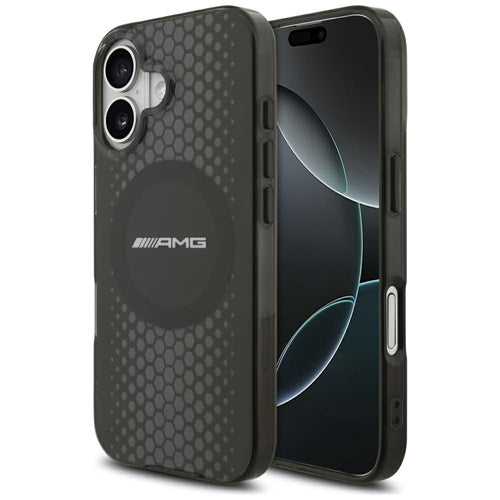 AMG Double Layer Transparent Graphics MagSafe case for iPhone 17 - black — Mercedes