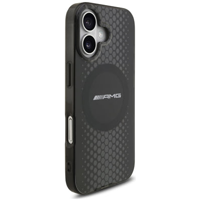 AMG Double Layer Transparent Graphics MagSafe case for iPhone 17 - black — Mercedes