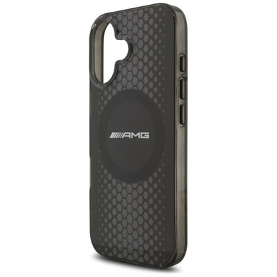 AMG Double Layer Transparent Graphics MagSafe case for iPhone 17 - black — Mercedes