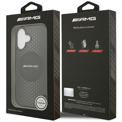 AMG Double Layer Transparent Graphics MagSafe case for iPhone 17 - black — Mercedes
