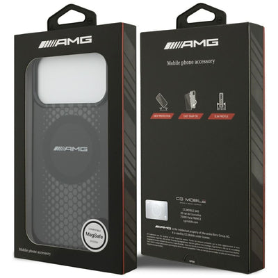 AMG Double Layer Transparent Graphics MagSafe Case for iPhone 17 Pro Max - Black — Mercedes