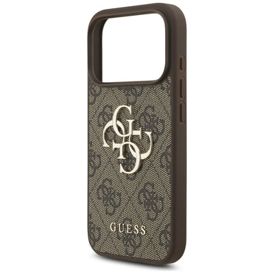 Guess 4G Big Logo Case for iPhone 17 Pro - Brown