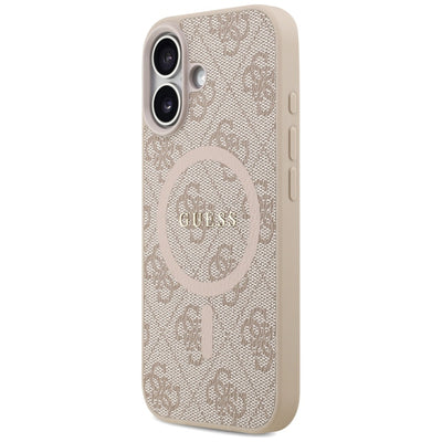 Guess 4G Ring Classic Logo MagSafe Case for iPhone 17 - Pink