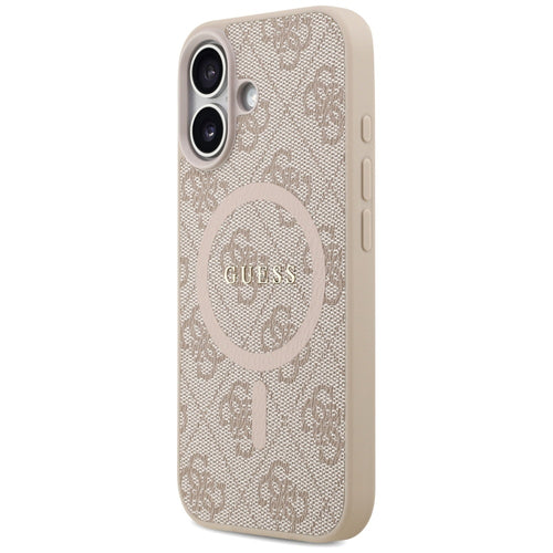 Guess 4G Ring Classic Logo MagSafe Case for iPhone 17 - Pink