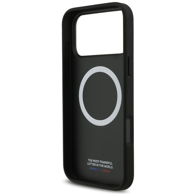 BMW M Carbon Tricolor Line MagSafe Case for iPhone 17 Pro Max - Black