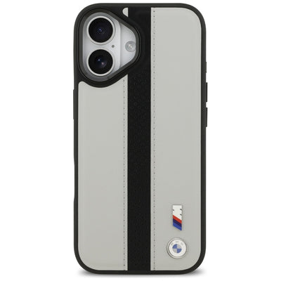 BMW M Perforated Stripe Logo MagSafe Case for iPhone 17 - Gray