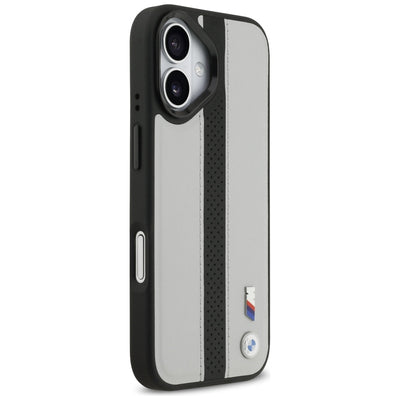 BMW M Perforated Stripe Logo MagSafe Case for iPhone 17 - Gray