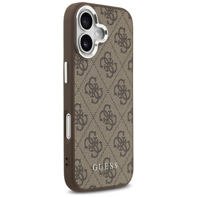 Guess 4G Classic Logo MagSafe case for iPhone 17 - brown