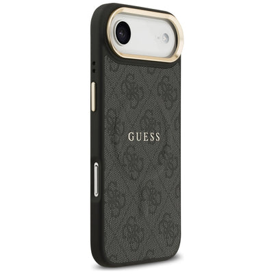 Guess 4G PU Classic Logo MagSafe case for iPhone 17 Air - black