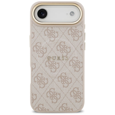 Guess 4G PU Classic Logo MagSafe Case for iPhone 17 Air - Pink