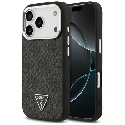 Guess 4G Triangle Logo MagSafe case for iPhone 17 Pro - black