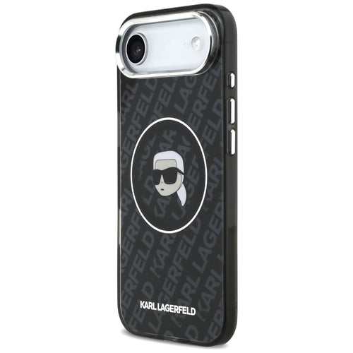 Karl Lagerfeld IML Karl Head Logo MagSafe Case for iPhone 17 Air - Black
