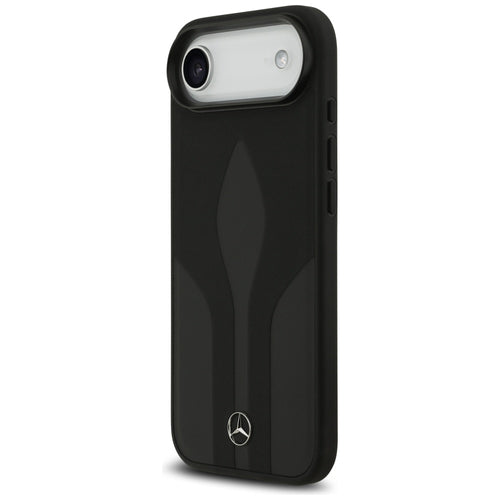 Mercedes Leather The Move MagSafe case for iPhone 17 Air - black