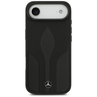 Mercedes Leather The Move MagSafe case for iPhone 17 Air - black