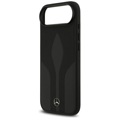 Mercedes Leather The Move MagSafe case for iPhone 17 Air - black
