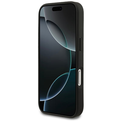 Mercedes Leather The Move MagSafe Case for iPhone 17 Pro - Black