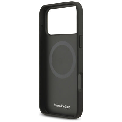 Mercedes Leather The Move MagSafe Case for iPhone 17 Pro Max - Beige