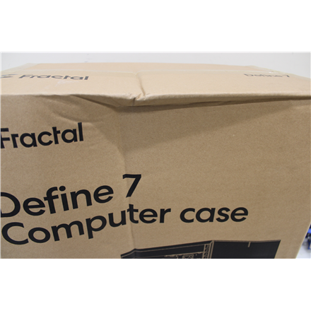 SALE OUT. Fractal Define 7 Black Solid | Fractal Design | Define 7 Solid | E-ATX | ATX | Black | DAMAGED PACKAGING