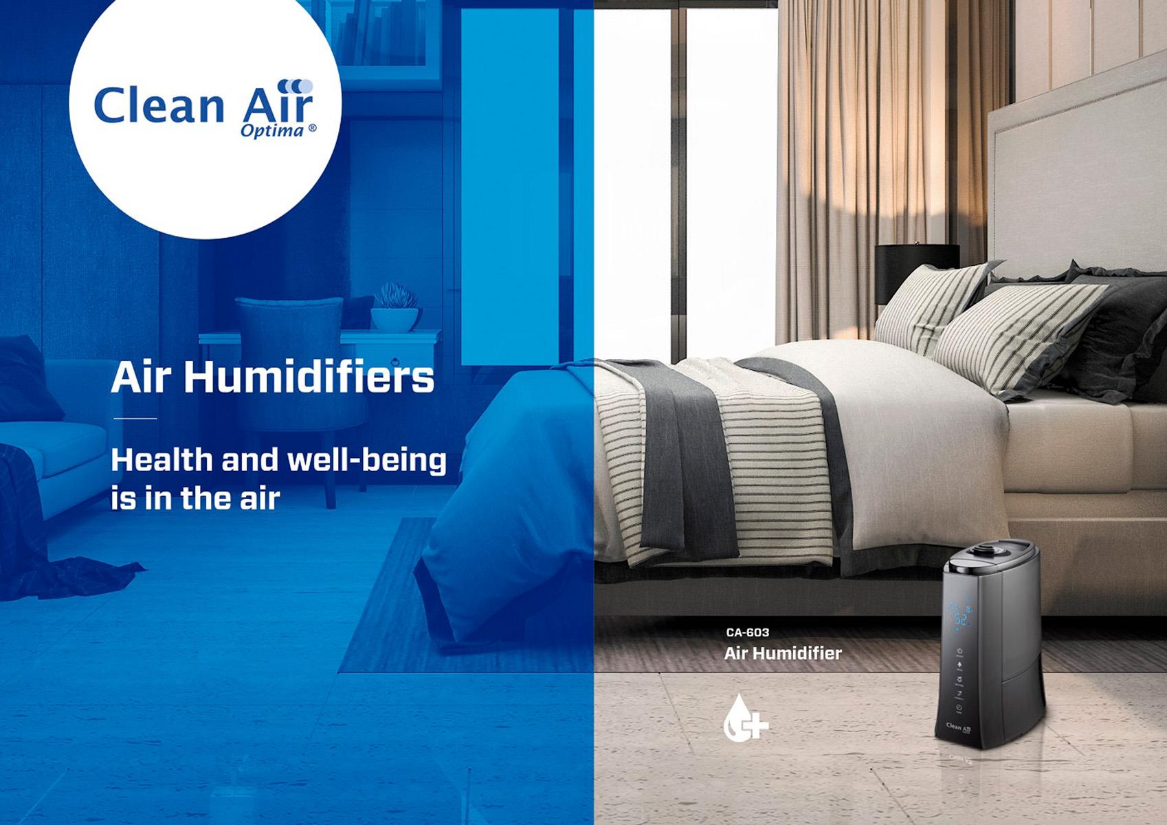HUMIDIFIER WITH IONIZER/CA-603 CLEAN AIR OPTIMA