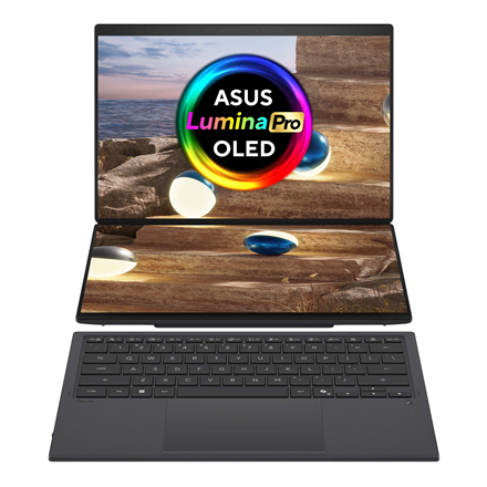 Asus Zenbook Duo UX8407AA-SN094X | Moher Gray | 14 " | OLED | Touchscreen | 2.8K | 2880 x 1800 pixels | Anti-Reflective