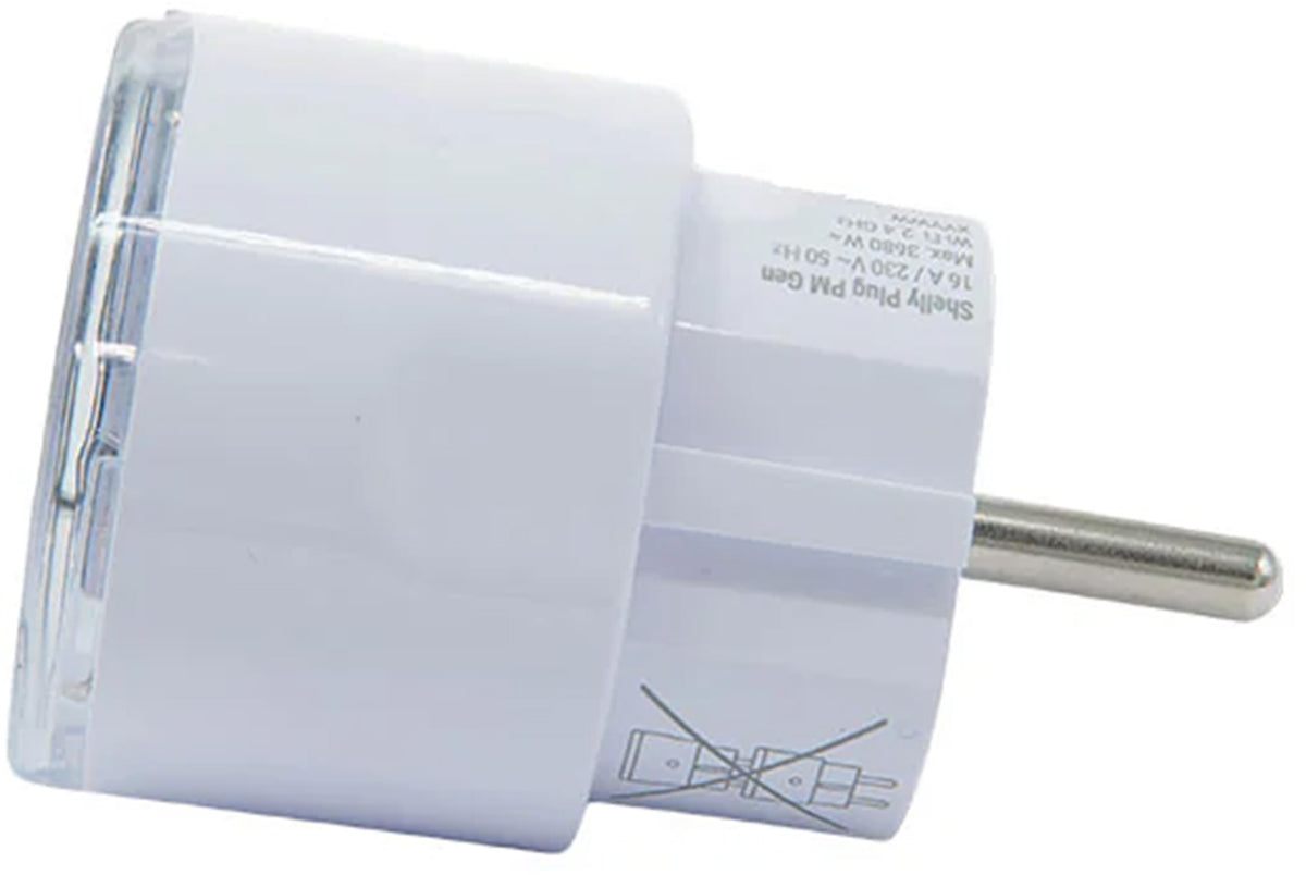 Shelly Plug PM Gen3 Matter 13A smart socket, white - Image 3