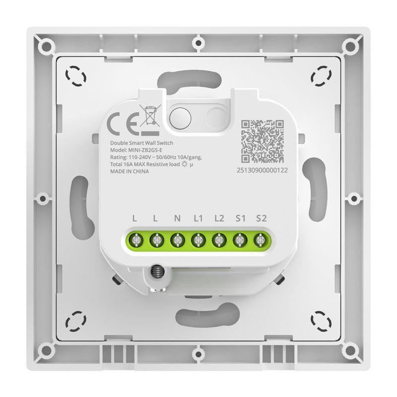 SONOFF MINI-ZB2GS-E ZigBee Dual Channel Wall Switch. - Image 3