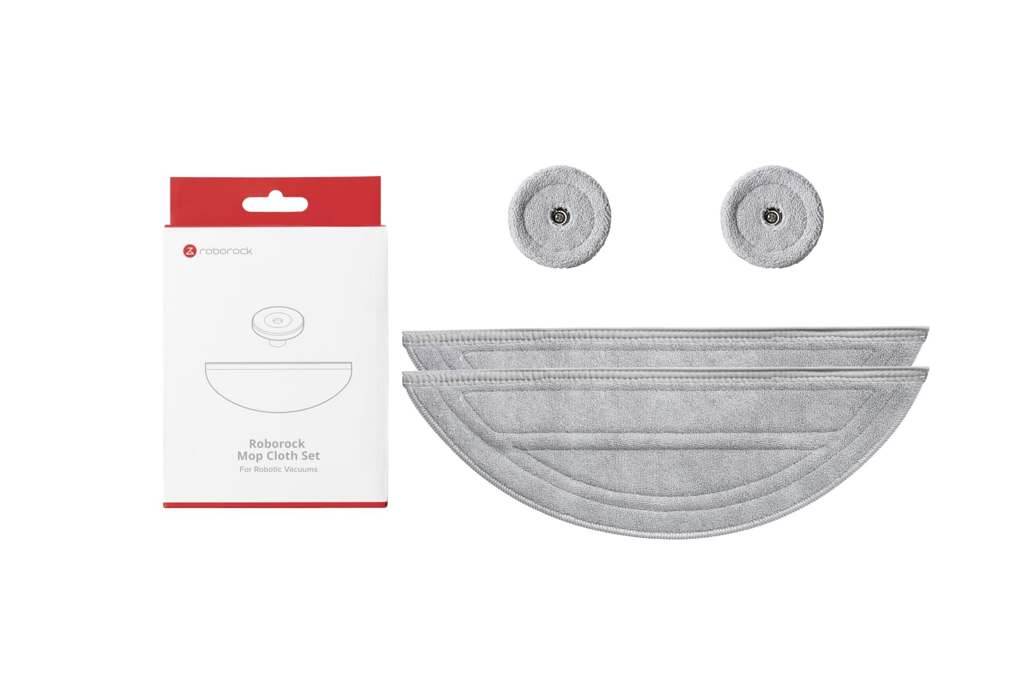 Vacuum Cleaner Accessory ROBOROCK Mop Cloth Set For Saros0 10/Saros5 10/Saros0 10(R&D)/Saros5 10(R&D) 8.02.0400