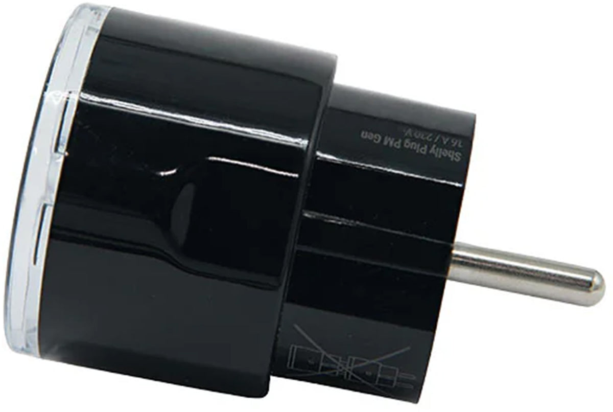 Shelly Plug PM Gen3 Matter 13A smart socket, black - Image 3