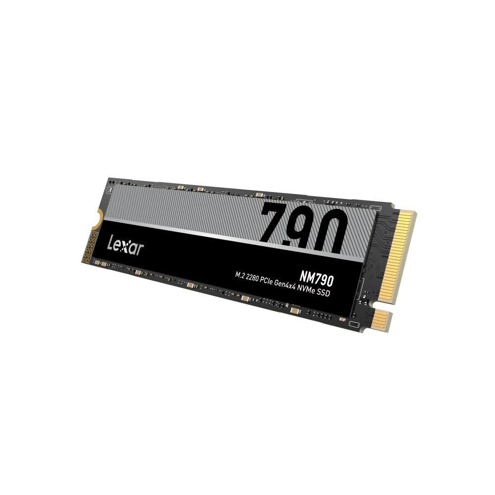 SSD LEXAR NM790 4TB M.2 PCIe Gen4 NVMe Write speed 6500 MBytes/sec Read speed 7400 MBytes/sec 2.45mm TBW 3000 TB MTBF 1500000 hours LNM790X004T-RNNNG