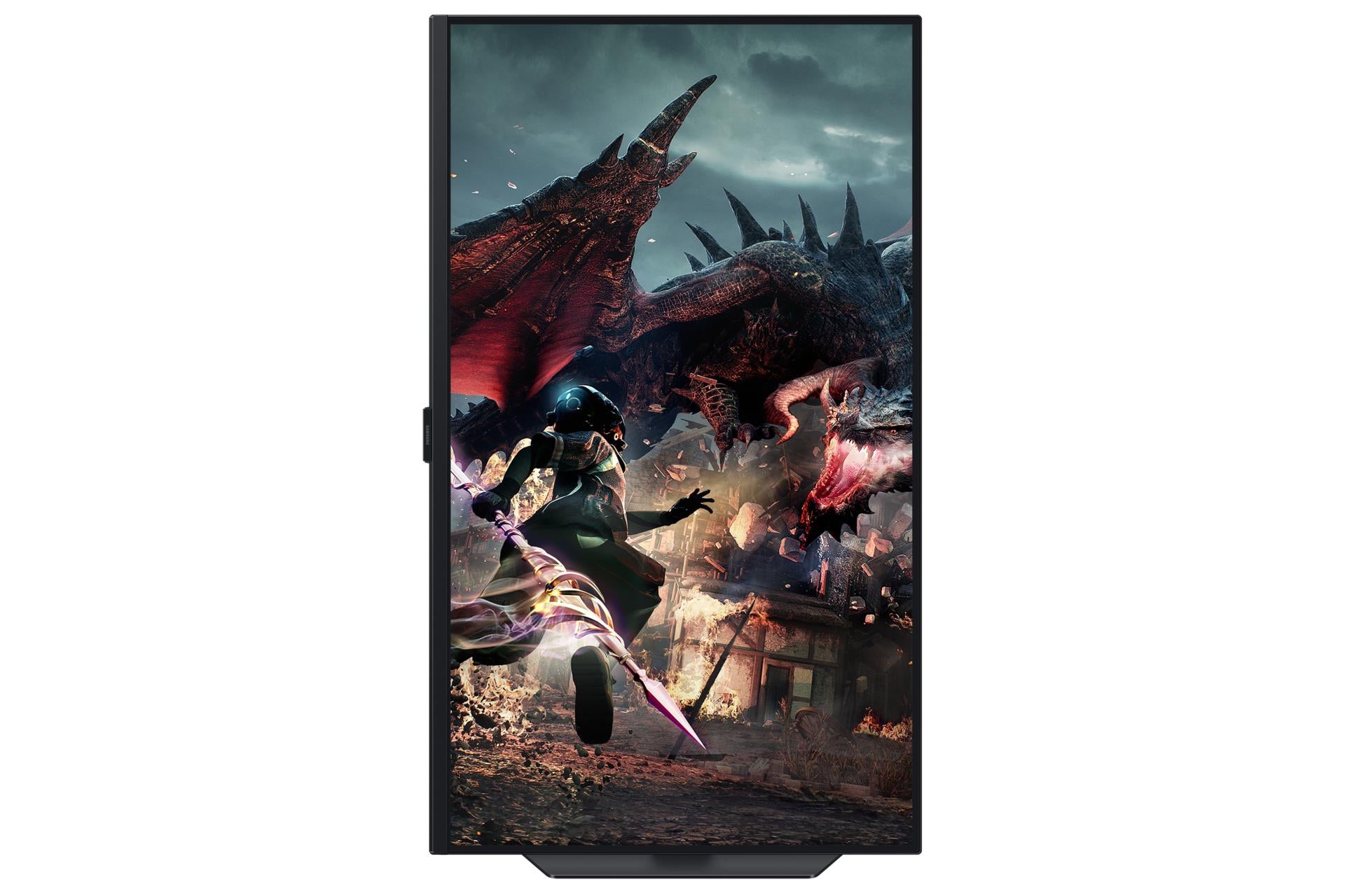 LCD Monitor SAMSUNG ODYSSEY G5 32" Gaming Panel IPS 2560x1440 16:9 180Hz 1 ms Colour Black LS32DG502EUXEN