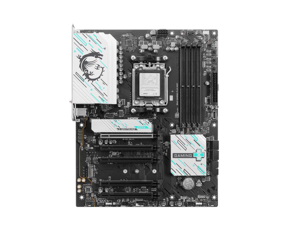 Mainboard MSI AMD B840 SAM5 ATX Memory slots 4 5xPCI-Express 16x 2xM.2 1xHDMI 1xAudio-In 1xAudio-Out 1xMicrophone 4xUSB 2.0 3xUSB 3.2 1xUSB-C 1xRJ45 B840GAMINGPLUSWIFI