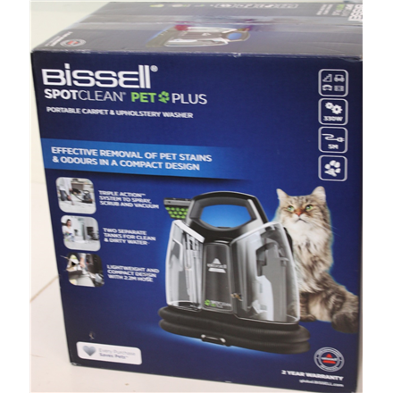 SALE OUT. Bissell SpotClean Pet Plus | Bissell SpotClean Pet Plus Cleaner | 37241 | Corded operating | 330 W | Black/Tit