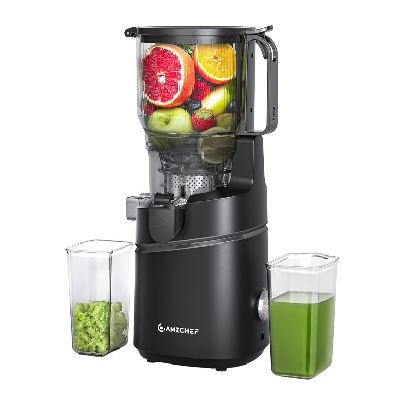 AMZCHEF SJ-036CBK Slow Juicer (Black) - Image 3