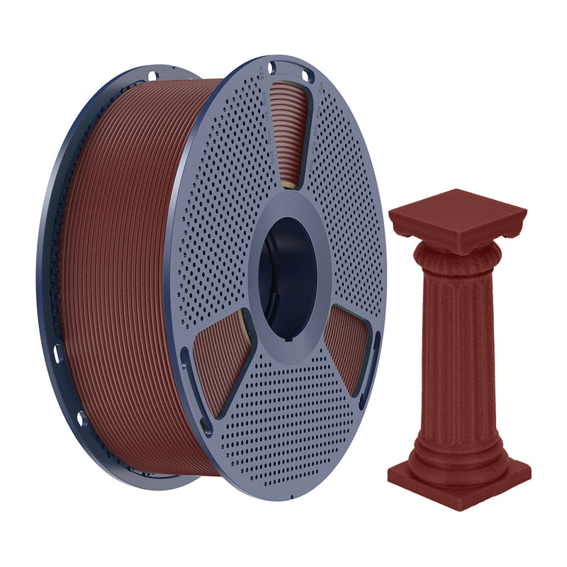 Sunlu PLA High-Speed Marble Filament (brick red) - Image 2